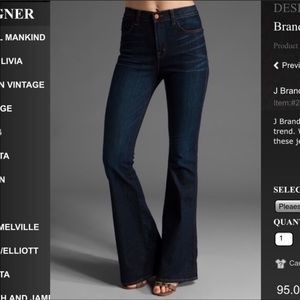 J Brand Monaco flare jeans size 27